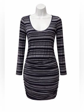 🖤 Blue & Grey Striped Dress | XS | Sporty, Soft & Comfortables